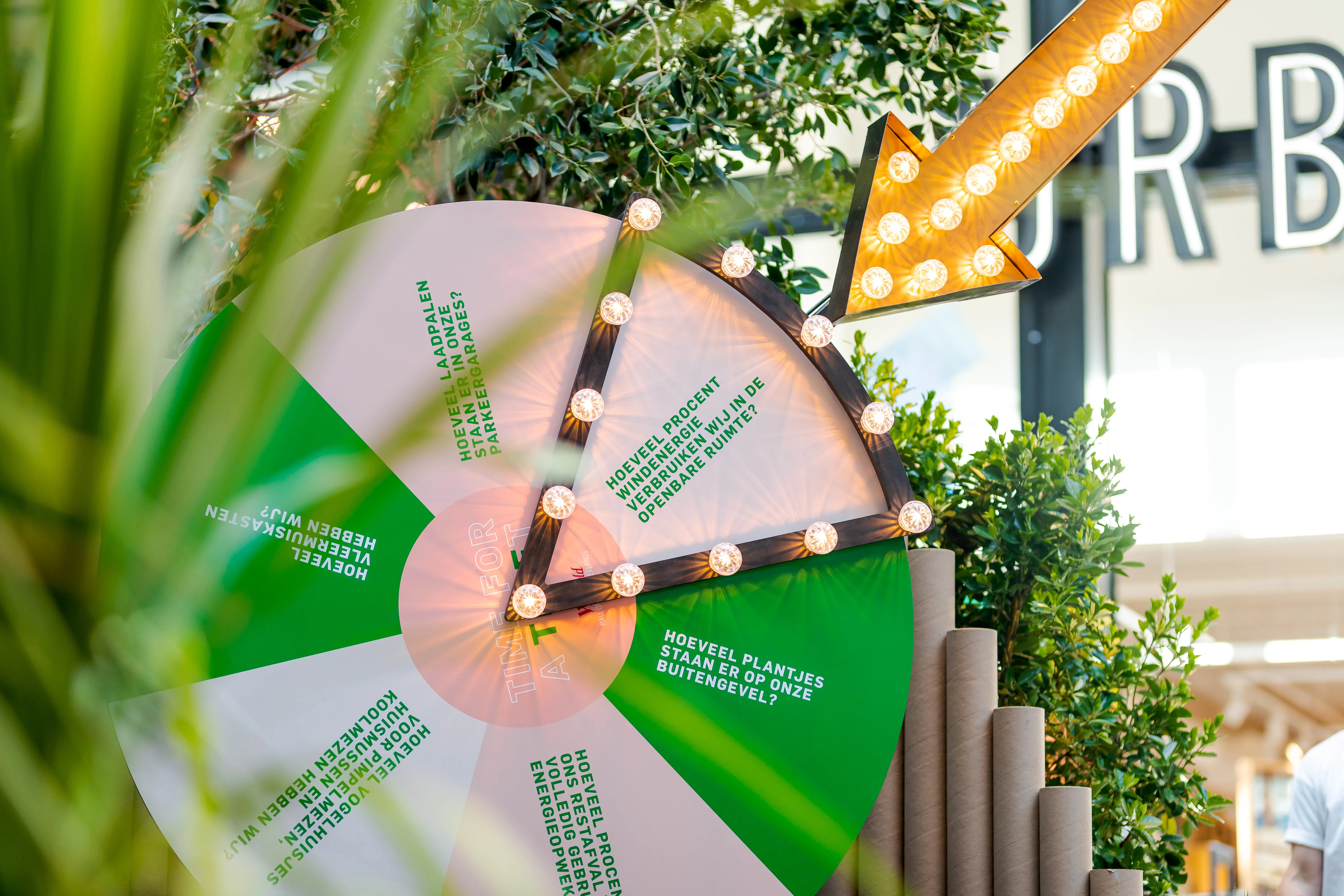 A circular pop-up experience for Westfield's anniversary