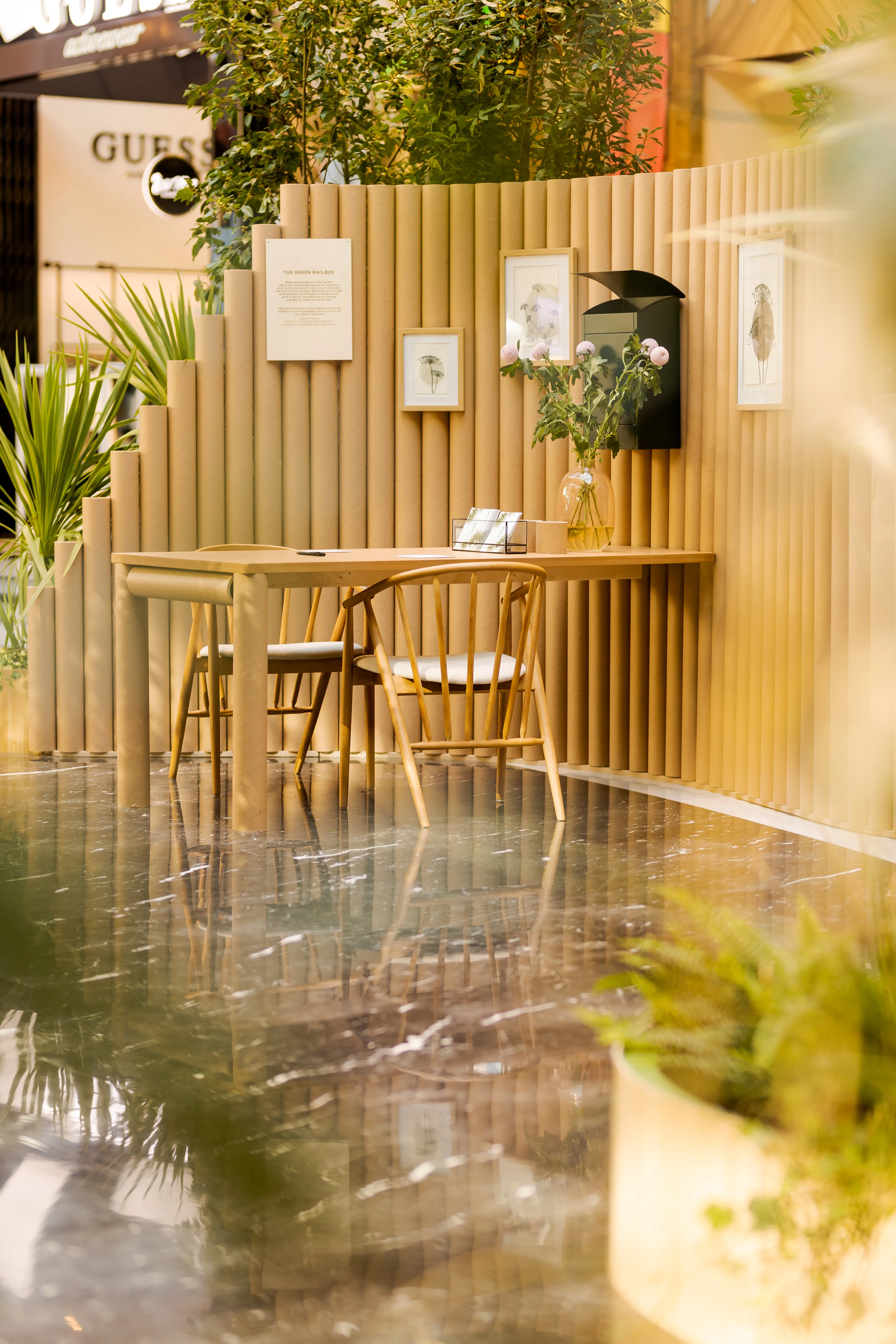 A circular pop-up experience for Westfield's anniversary