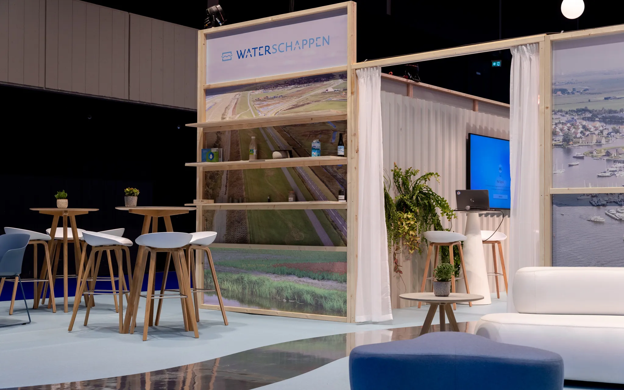 Hospitable and inspiring stand for the Unie van Waterschappen