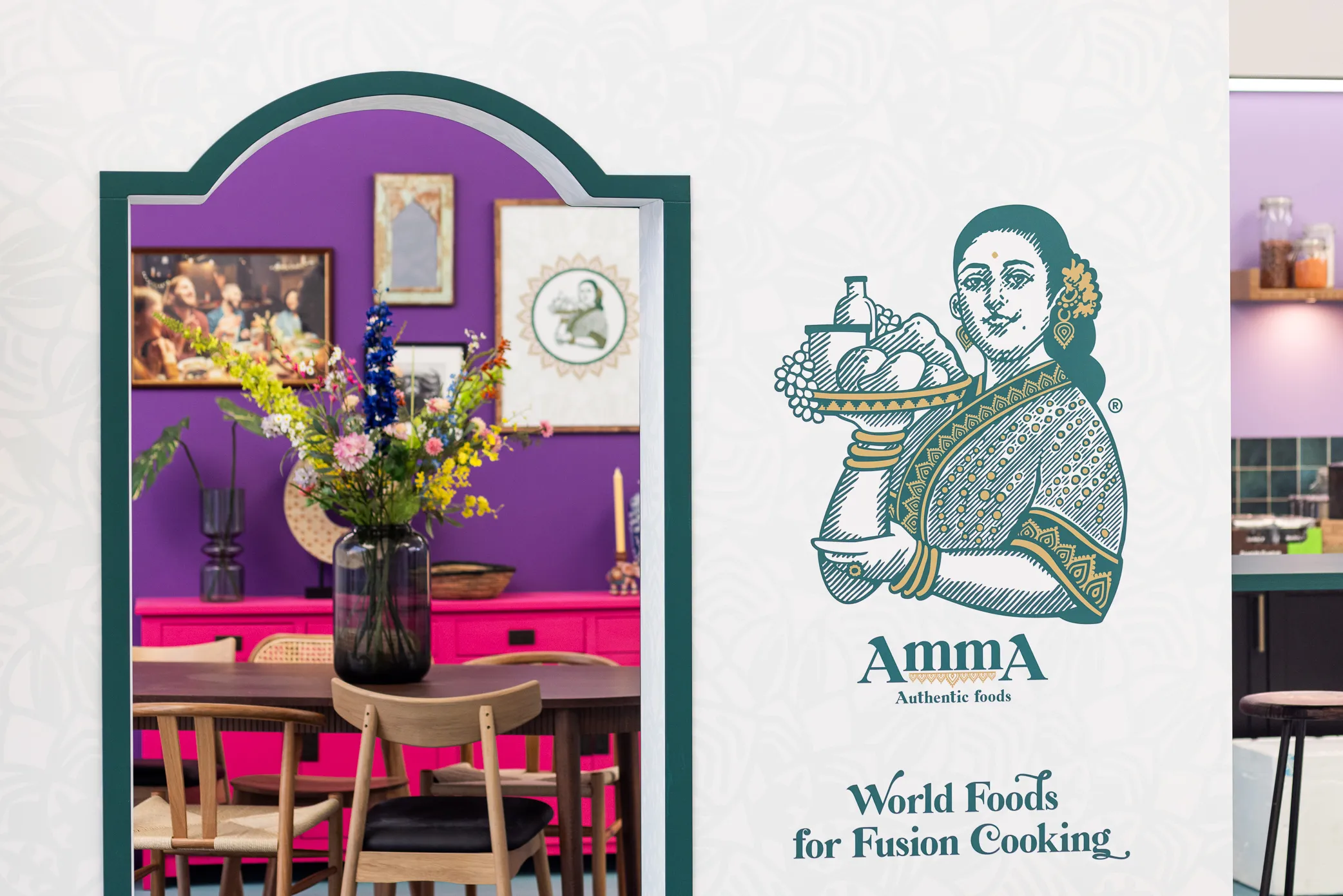 Fusion cooking and Indian tradition in Amma’s trade fair stand