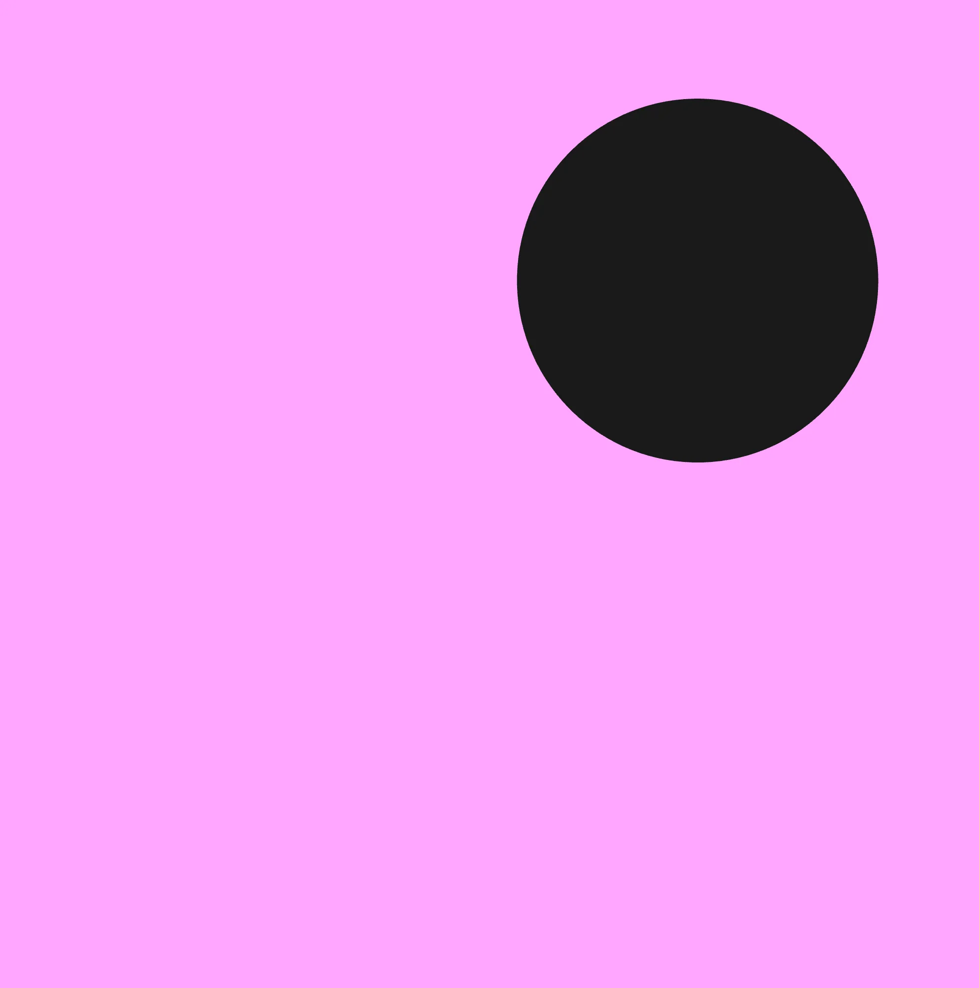 coloured decorative shape