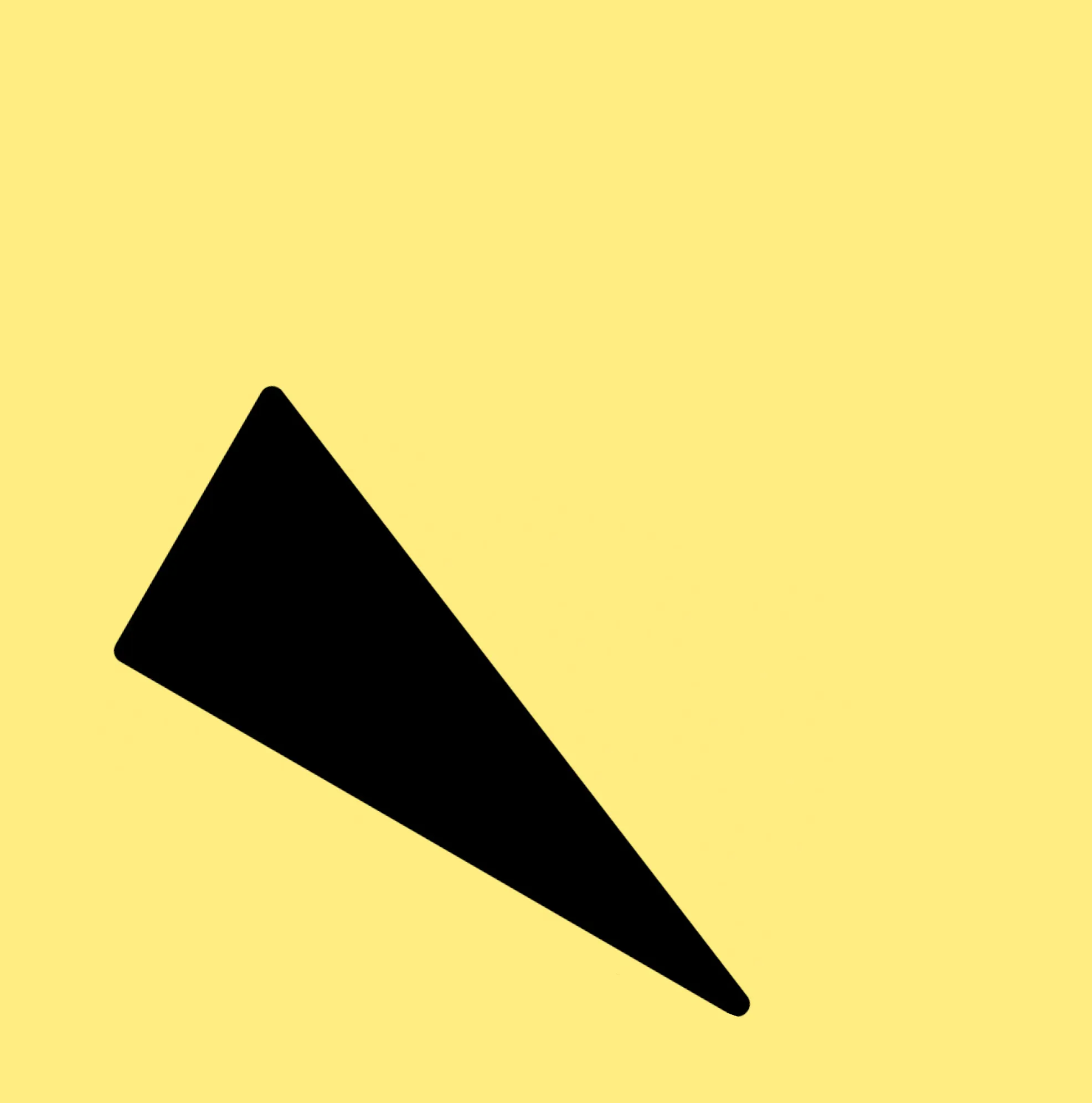 coloured decorative shape
